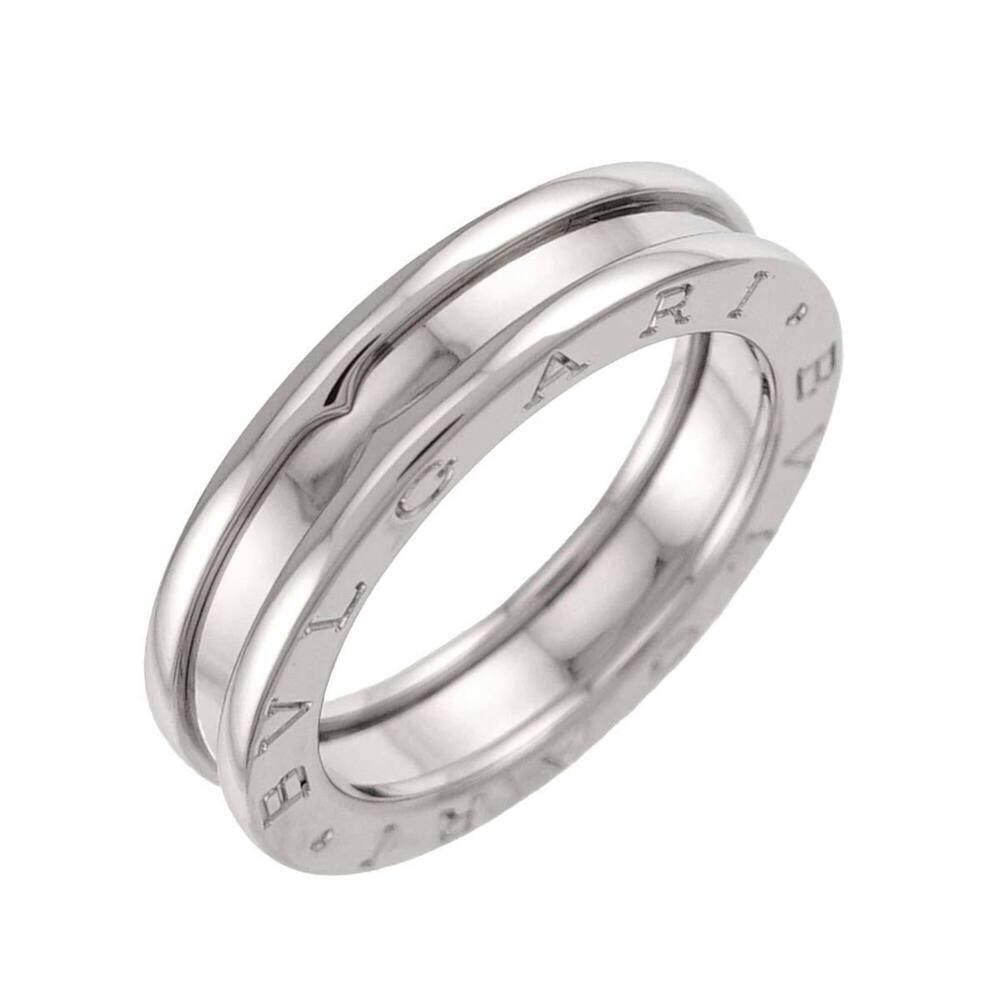 Bulgari BVLGARI B-zero1 1-band ring #54, 18K WG (White Gold 750)